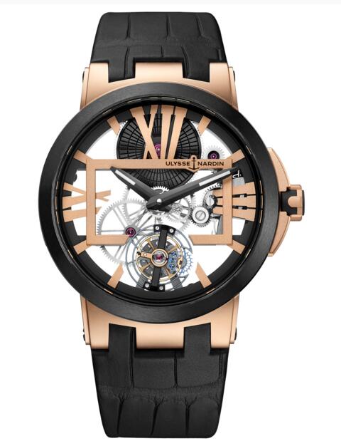 Review Ulysse Nardin Executive Skeleton Tourbillon 1712-139 watch strap